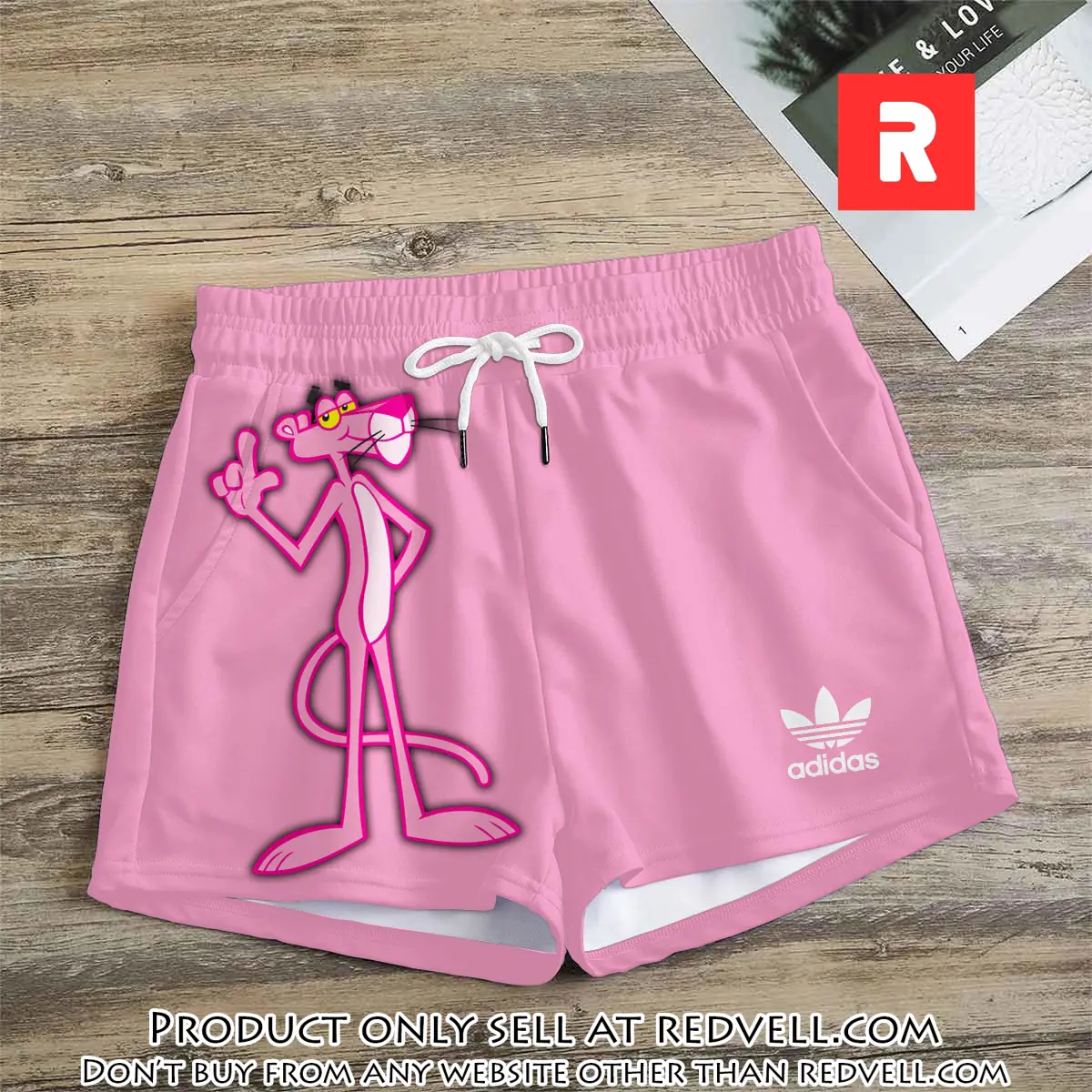 Premium pink panther in adidas women shorts lady beach shorts wms1070 rv5555832